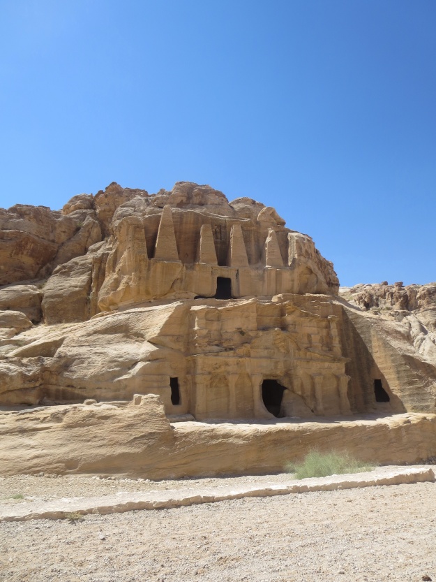 Tombs carved out of the rock